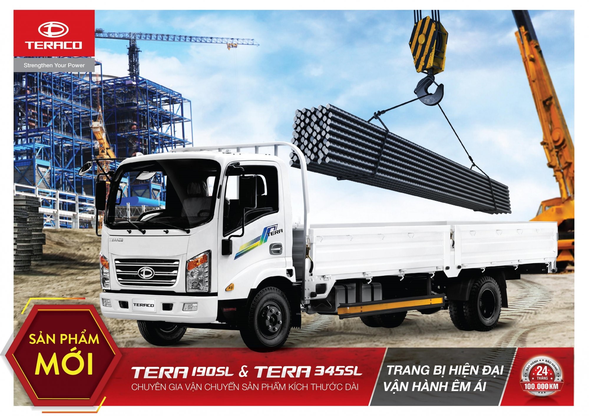 TERA 190SL & 345SL THÙNG DÀI 6M2,CHUYÊN GIA VẬN CHUYỂN HÀNG CỒNG KỀNH